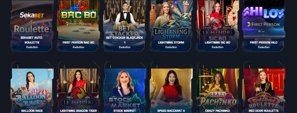 Výber živých hier s krupiérom v Bitguruz Casino zahŕňa ruletu, blackjack, baccarat a ďalšie tituly od Evolution.